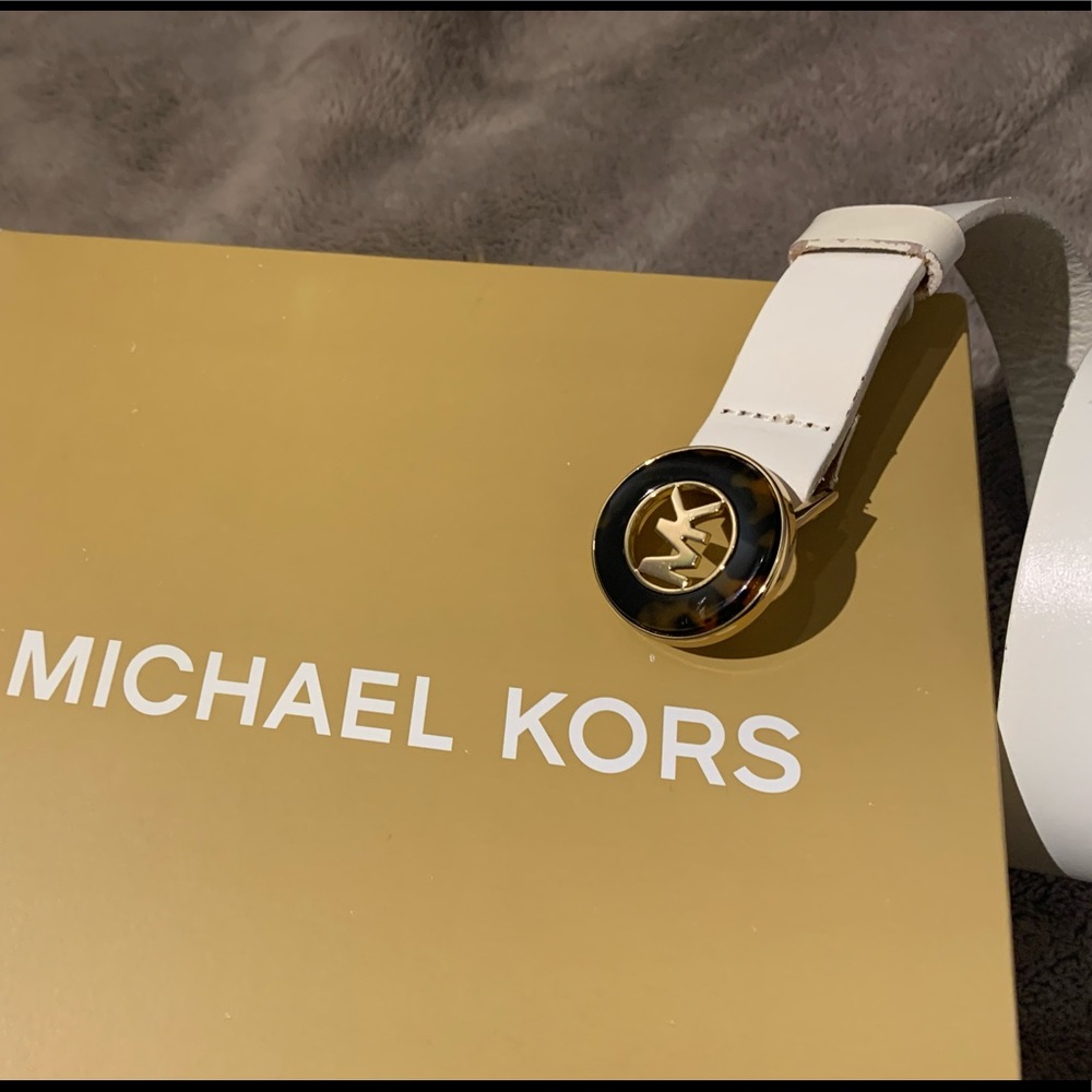 Michael Kors Womens Leather Belt